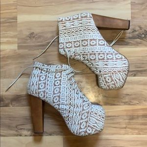Jeffrey Campbell Lita Crochet Booties